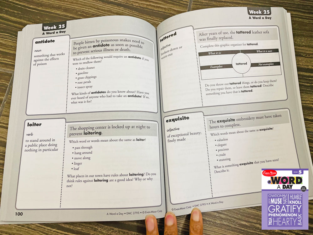 A Word a Day workbook
