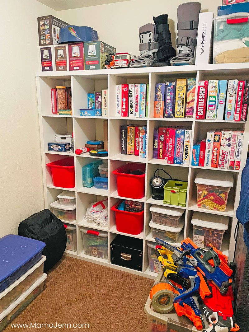 Feeling Overwhelmed Game Closet
