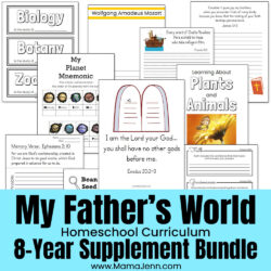 My Father's World 8-Year Supplement Bundle