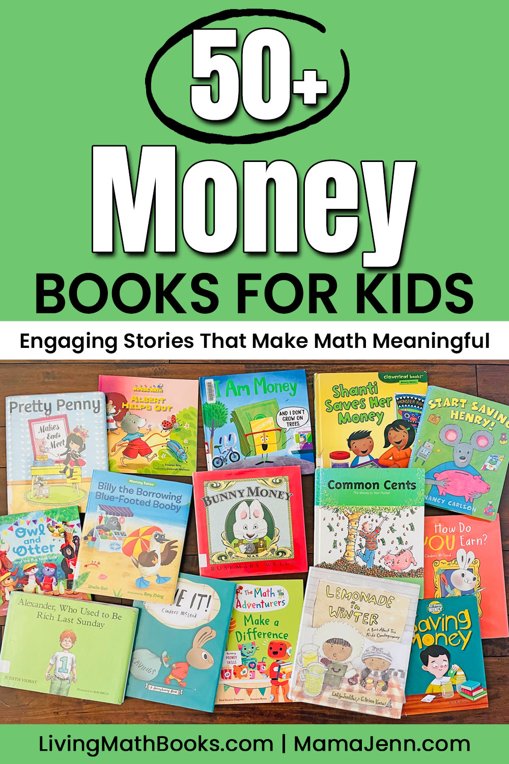 50+ Money Math Books for Kids